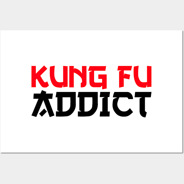 kung fu addict Wall Art by Jabinga